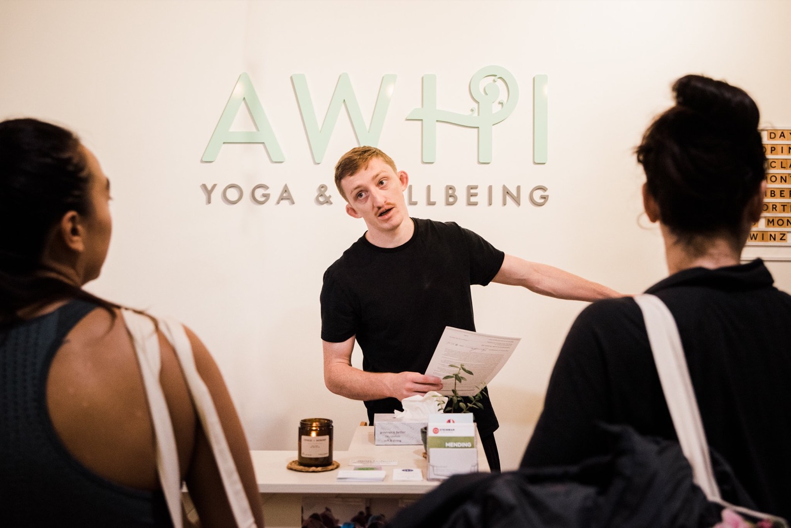 AWHI yoga class